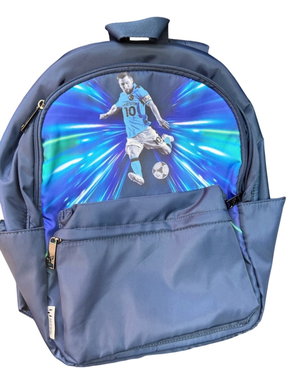 *NEW* Blue Soccer Backpack with Messi Graphic